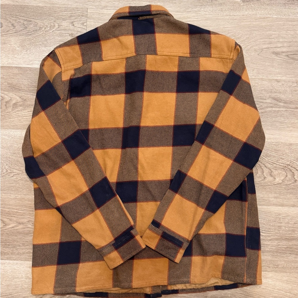Men’s Mutual Weave Brown and Black Plaid Button-Up Shirt - Picture 3 of 3